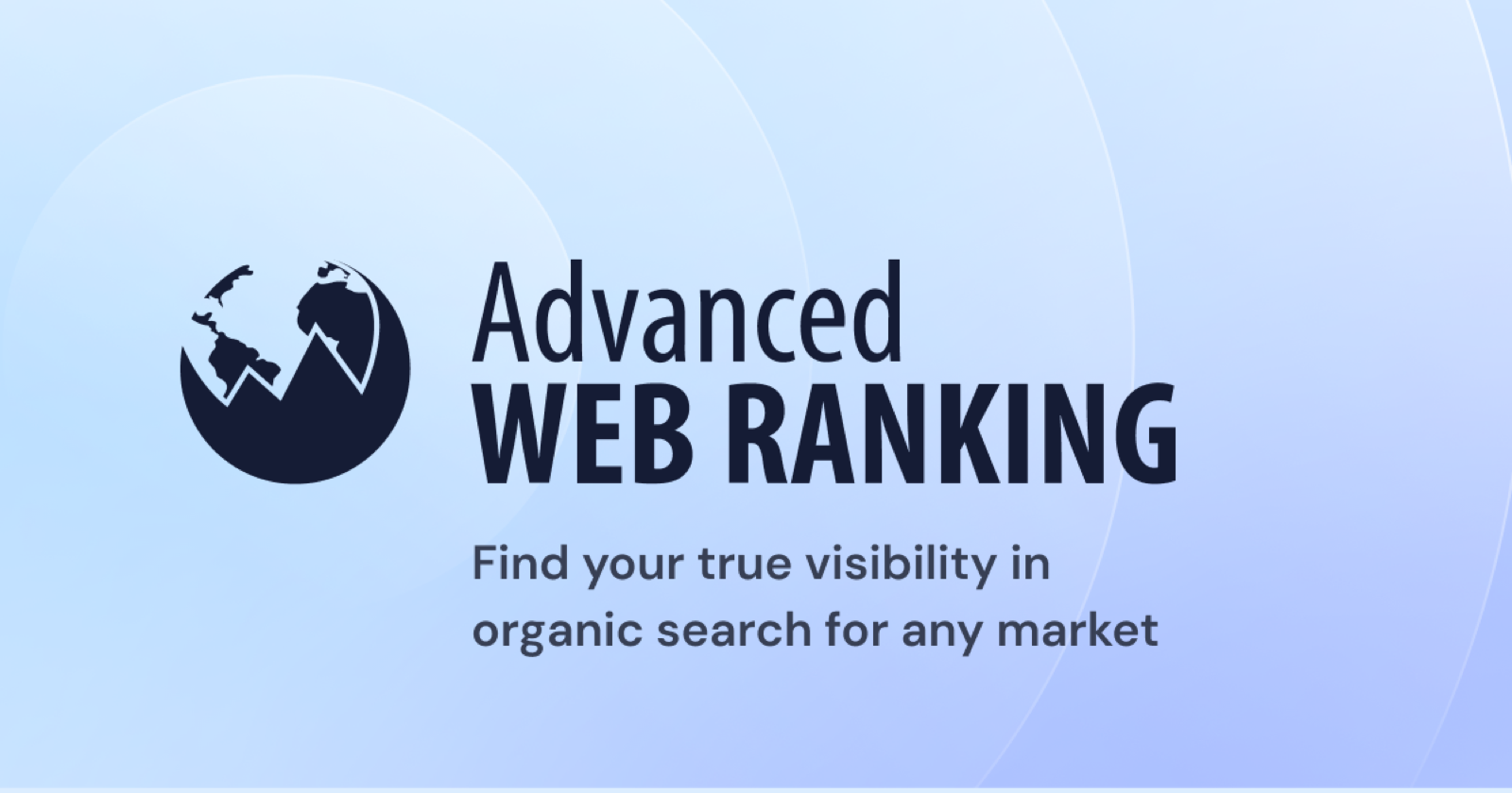 Advanced Web Ranking product screenshot