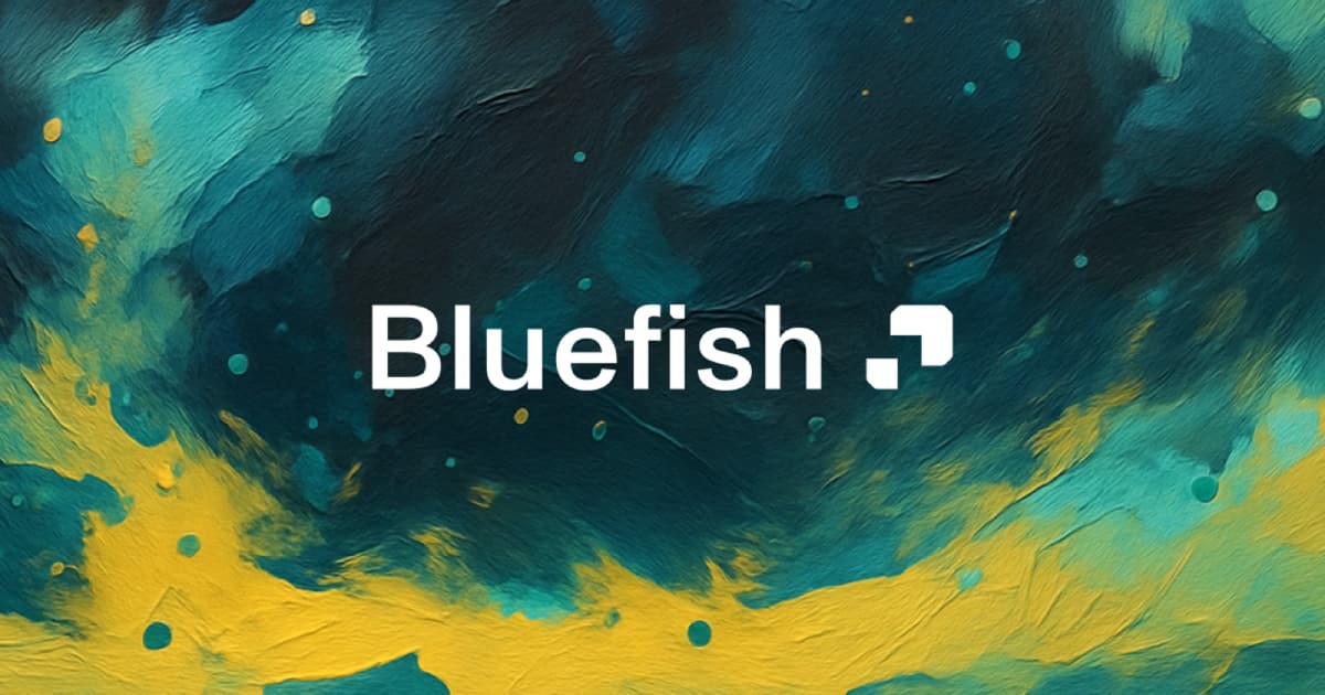 Bluefish AI product screenshot