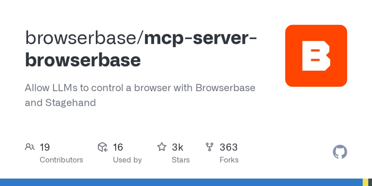 Browserbase MCP product screenshot