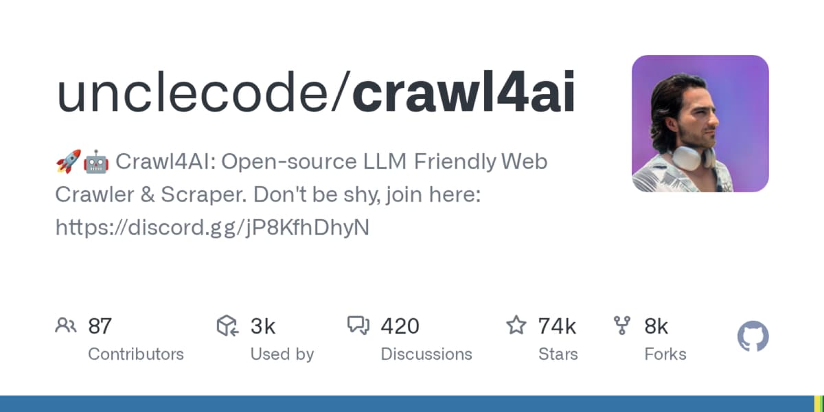 Crawl4AI product screenshot