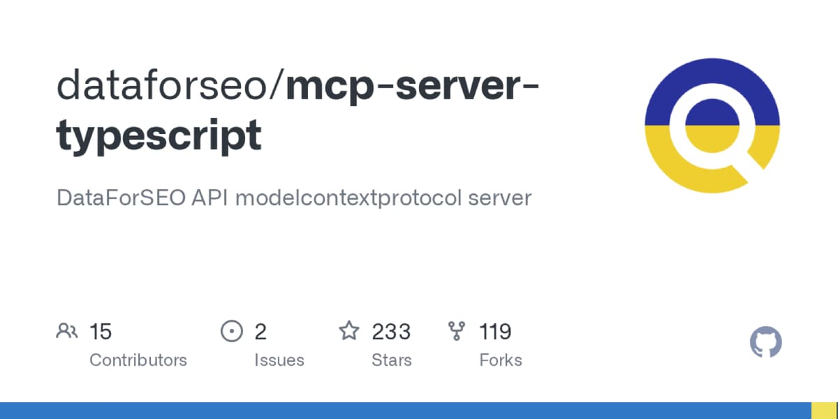 DataForSEO MCP product screenshot