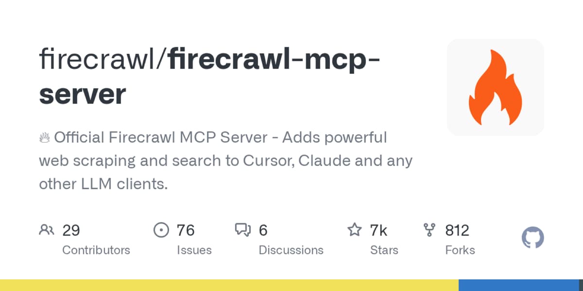 Firecrawl MCP product screenshot