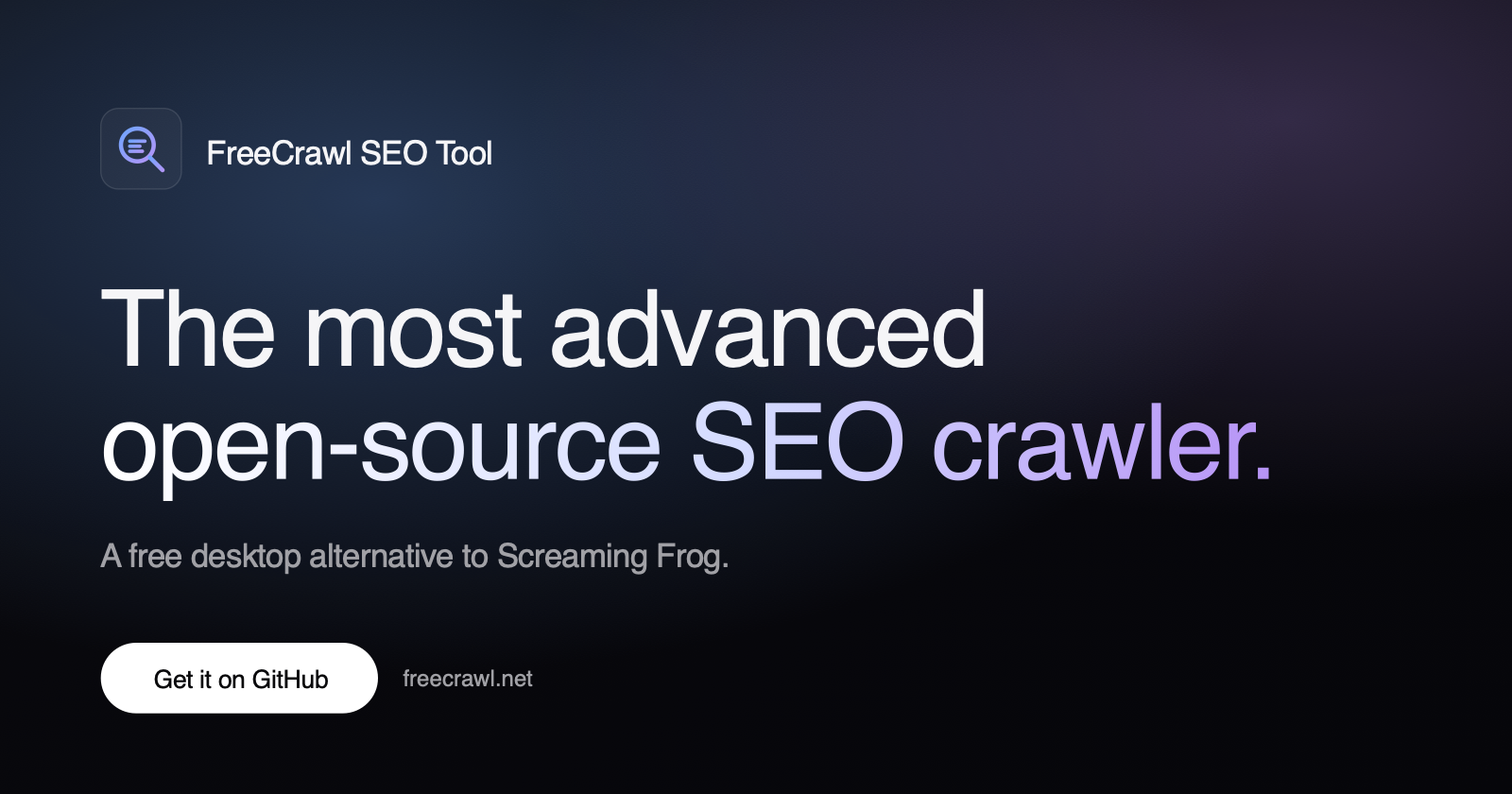 FreeCrawl SEO Tool product screenshot