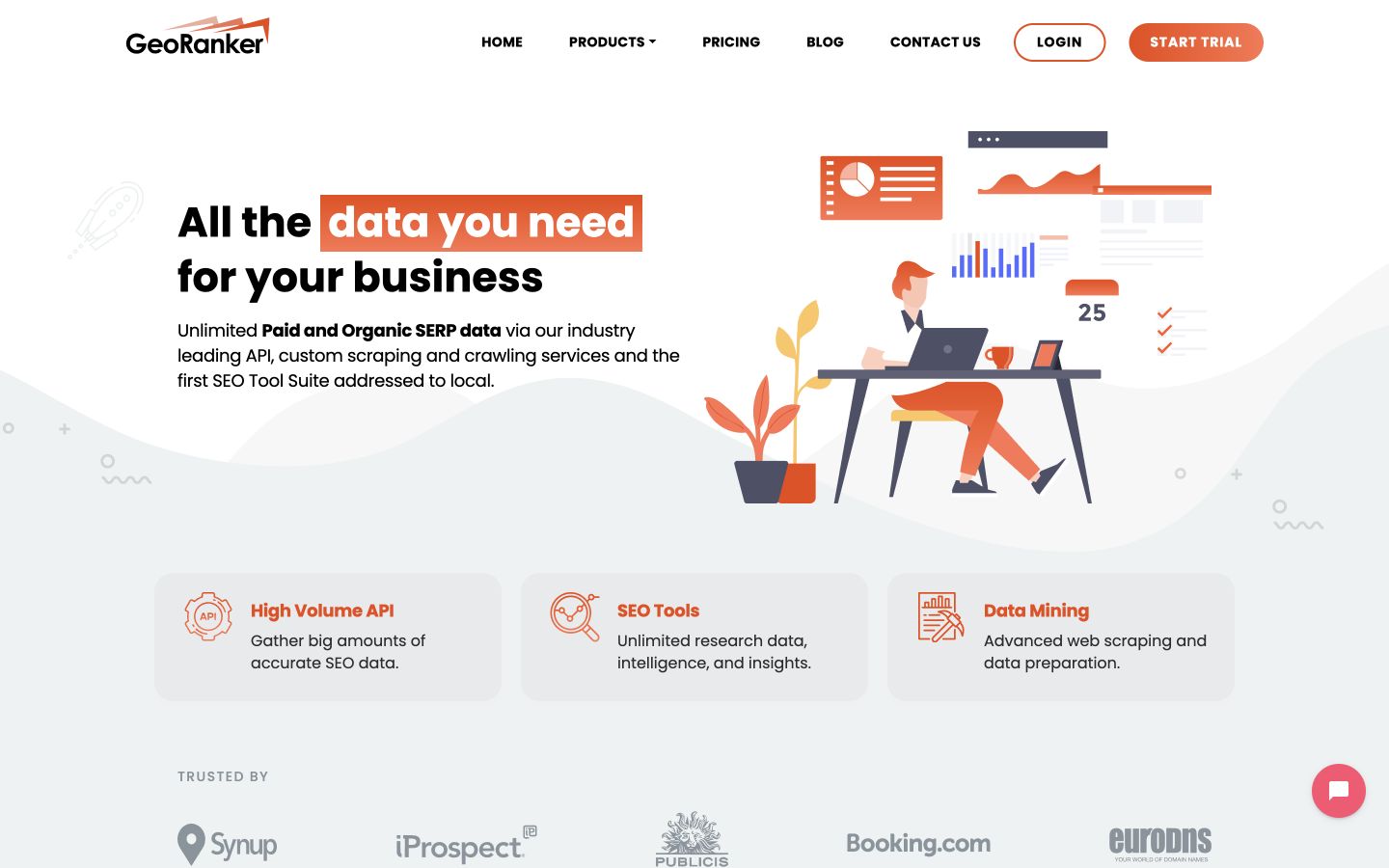 GeoRanker product screenshot