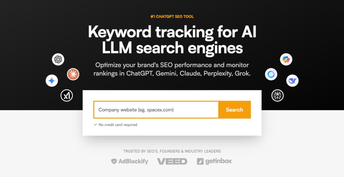 LLMrefs product screenshot