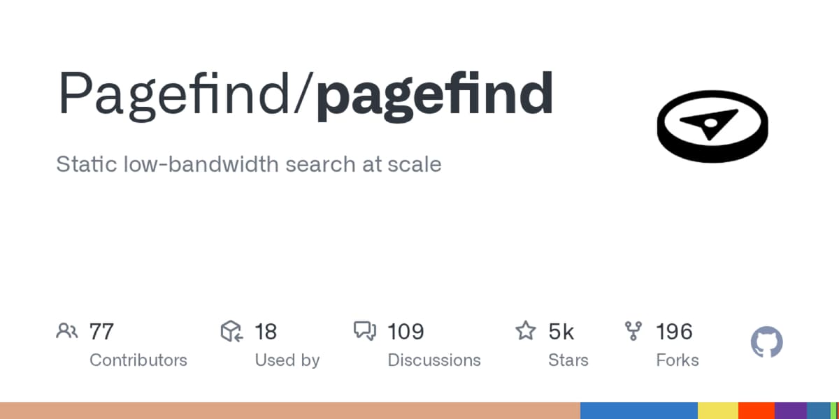 Pagefind product screenshot