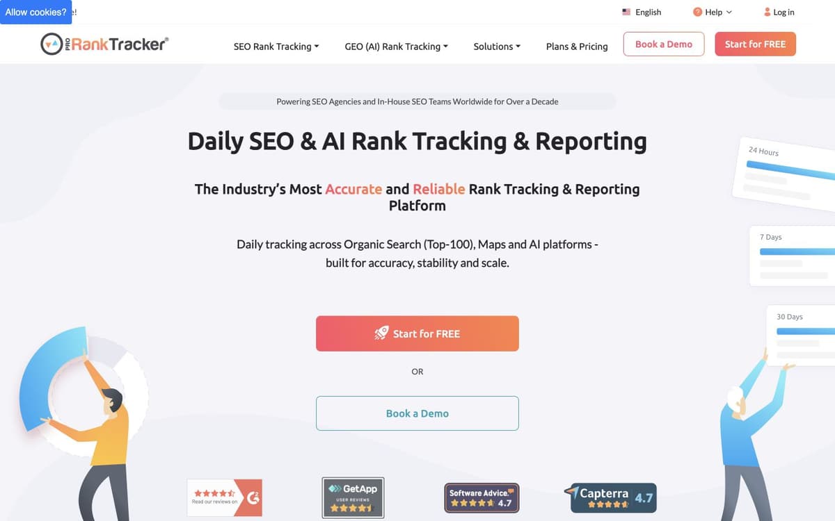 ProRankTracker product screenshot