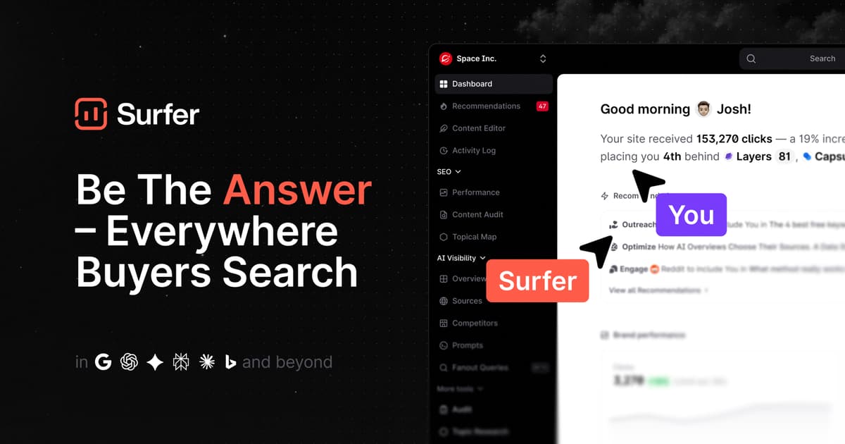 Surfer product screenshot